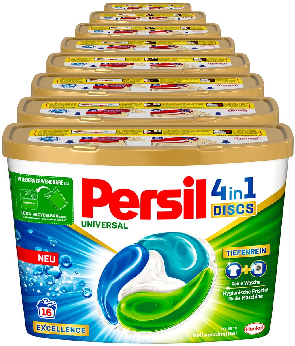 Deal Donkey - 128 Persil 4 In1 Deep Clean Wasmiddel Pods - Vlekkenverwijderaar