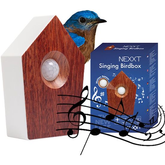 Nexxt Vogelgeluiden Vogel - Met Sensor - Hout