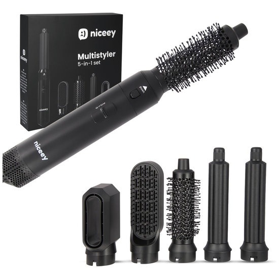 Niceey 5-in-1 Föhnborstel - Multistyler - Airstyler