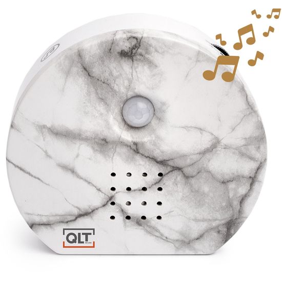 QLT Nature Geluidbox met Sensor - Vogel-, Zee- of Junglegeluiden - Marmer afbeelding
