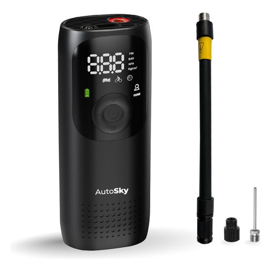 AutoSky EZ2 Compressor Bandenpomp - Draagbare Luchtcompressor