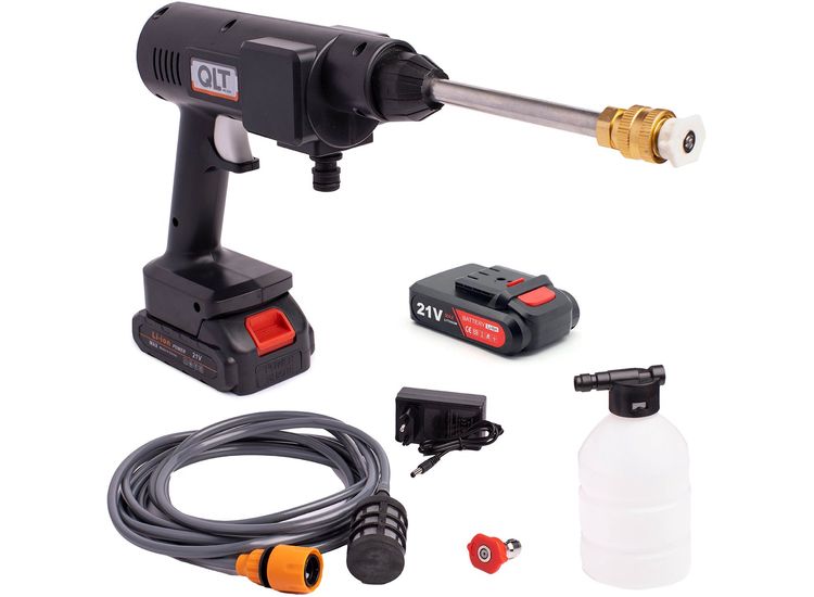QLT Accu Hogedrukreiniger - Werkt Zonder Netsnoer En Waterkraan