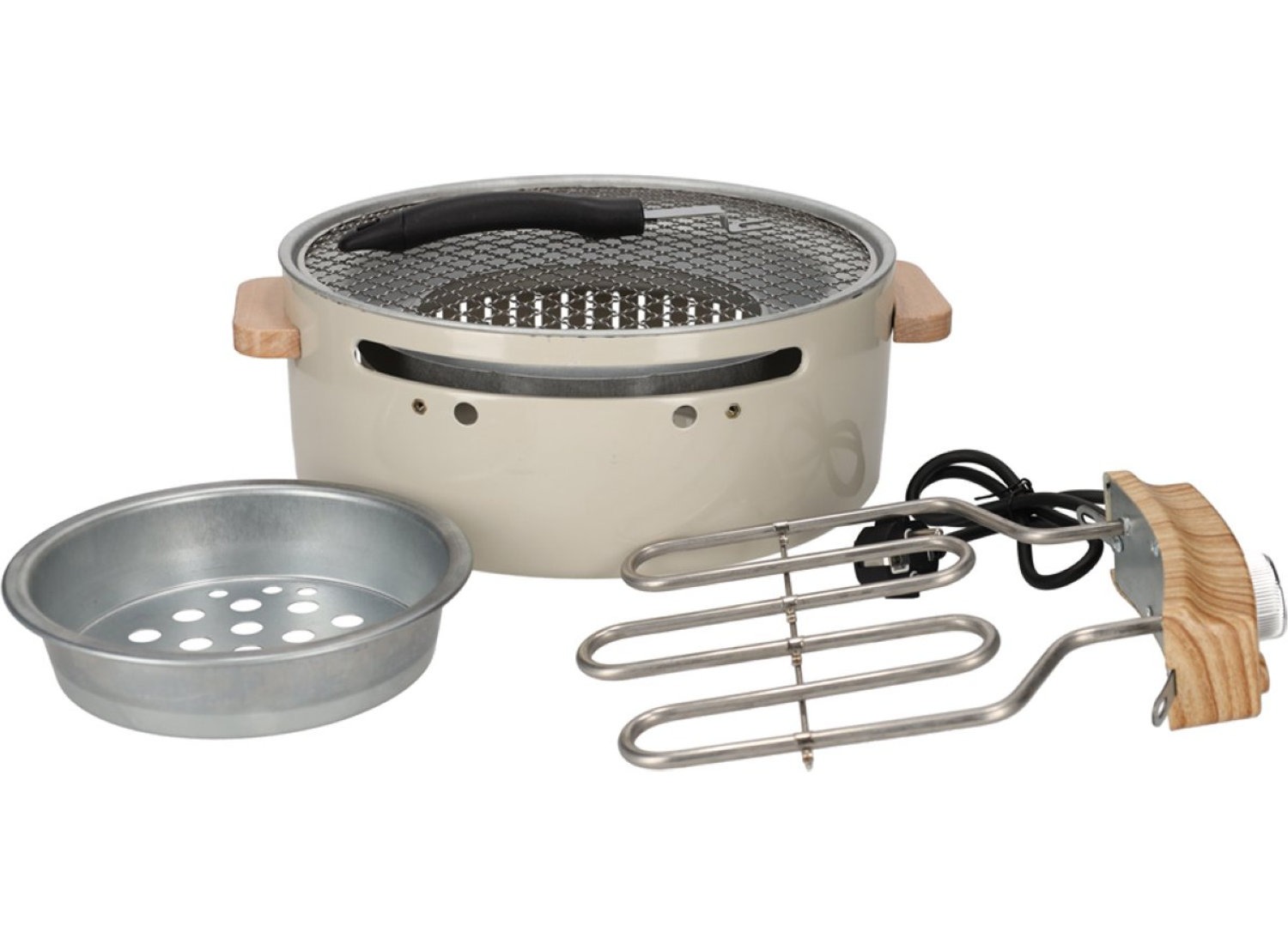 Norlander Hybrid BBQ met grill - 32 x 32 x 20 - Taupe