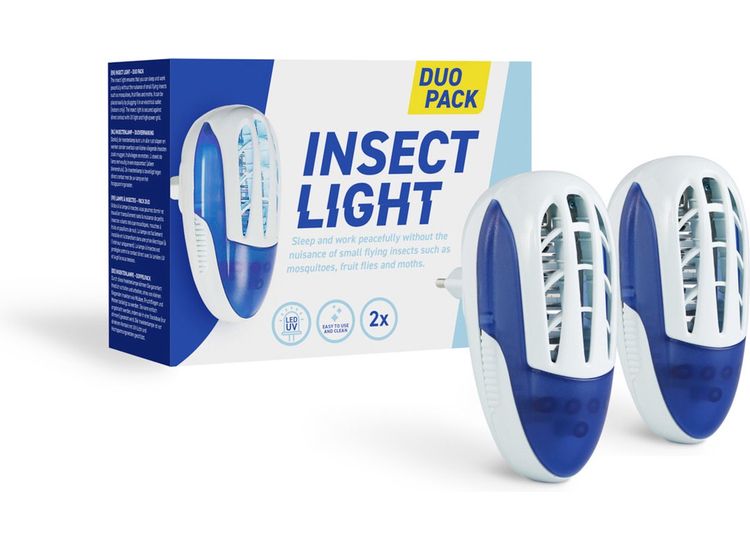 2 Venecon Goods - Insectenlampen - Stopcontact - Verwijdert Muggen en Insecten ( 2de Kans Deal )