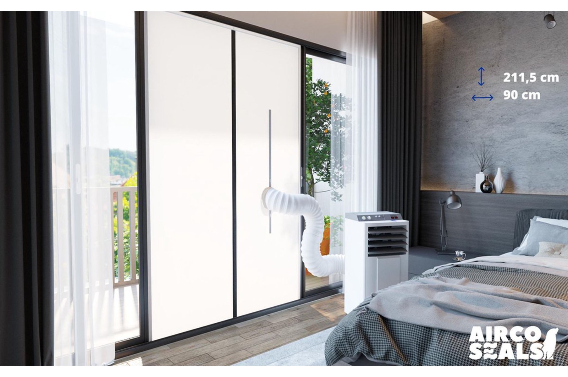 FDBW MK08 - Airco Raamafdichtingskit - 78 x 140 cm