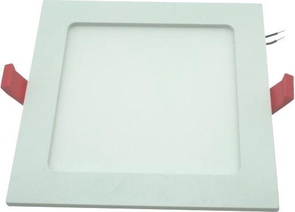 Hofftech LED Inbouwlamp Wit - Vierkant 16 x 16 cm - 12W - 800 Lumen