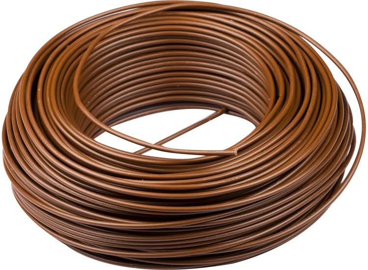 Profile VOB/VD-draad - Bruin - 2,5 mm² - 100 meter afbeelding
