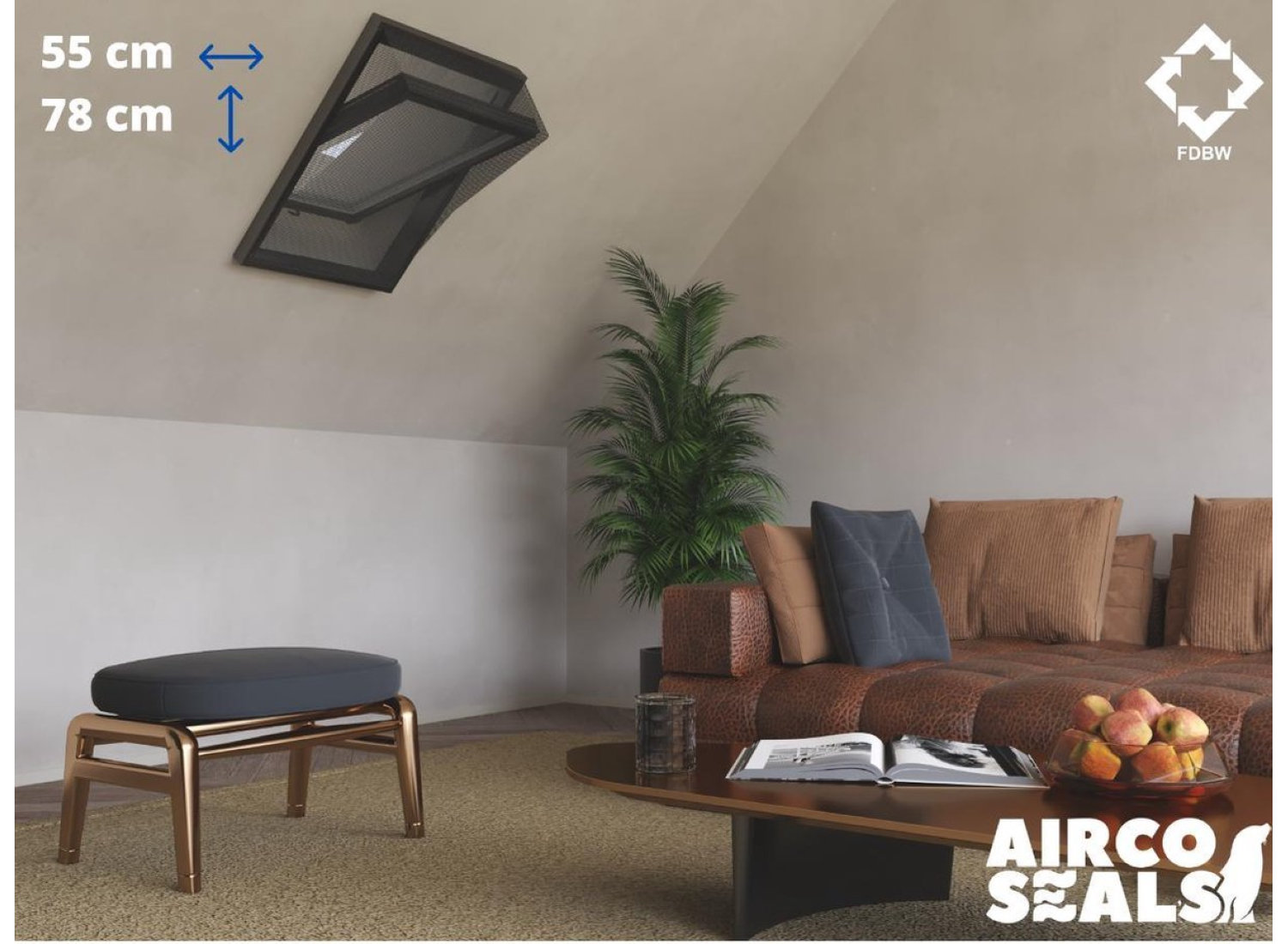 Insecten Hor Dakraam - 55 x 78 cm - Hor Geschikt voor Velux CK02 | Fakro/Optilight Maatcode 1 |