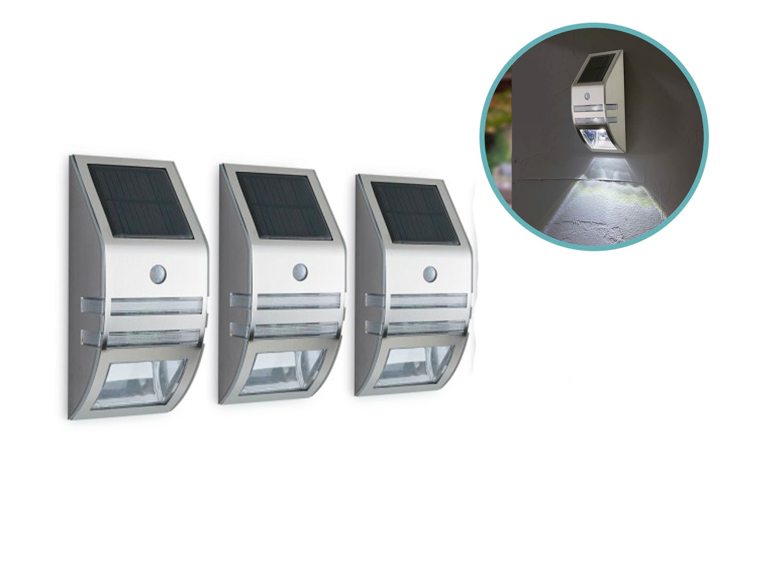 Deal Donkey - 4-Pack Led Lovers Solar Lamp New York - Met Bewegingssensor - Rvs Deal Donkey - 4-Pack Led Lovers Solar Lamp New York - Met Bewegingssensor - Rvs