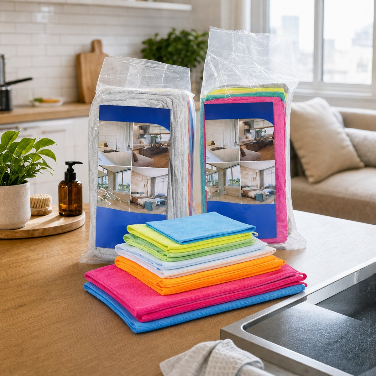 Lifetime Clean Microvezeldoeken 1 kg Bulkpak - Multi