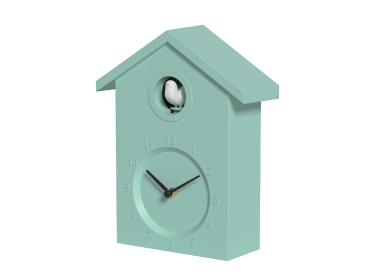 Nexxt Koekoeksklok Quartz Wandklok - Klassiek - Groen