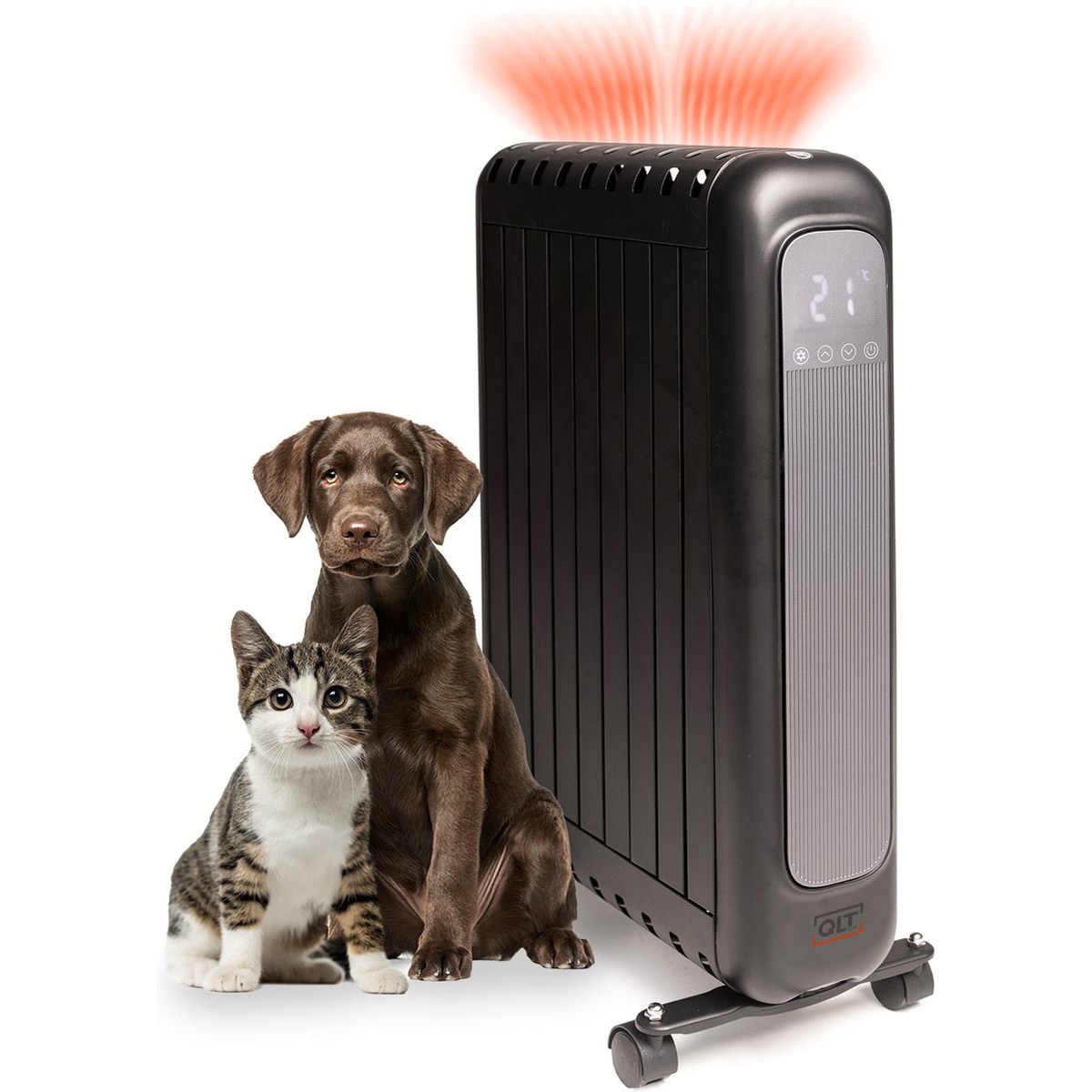 Qlt Olievrije Radiator Wifi Convectorkachel - Zwart