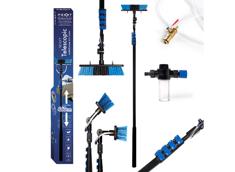 Nexxt Waterbezem Telescopisch 4,6 M - Blauw