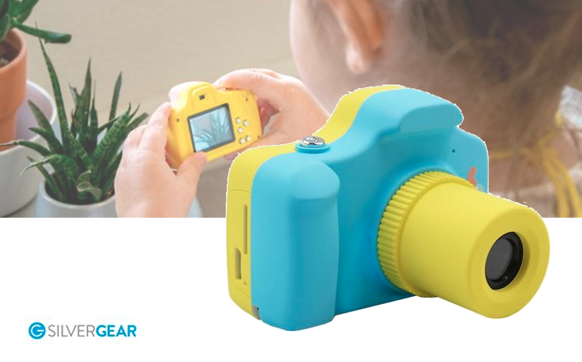 Silvergear Digitale Kindercamera - 5 Megapixel - Compact formaat - Keuze uit blauw of roze