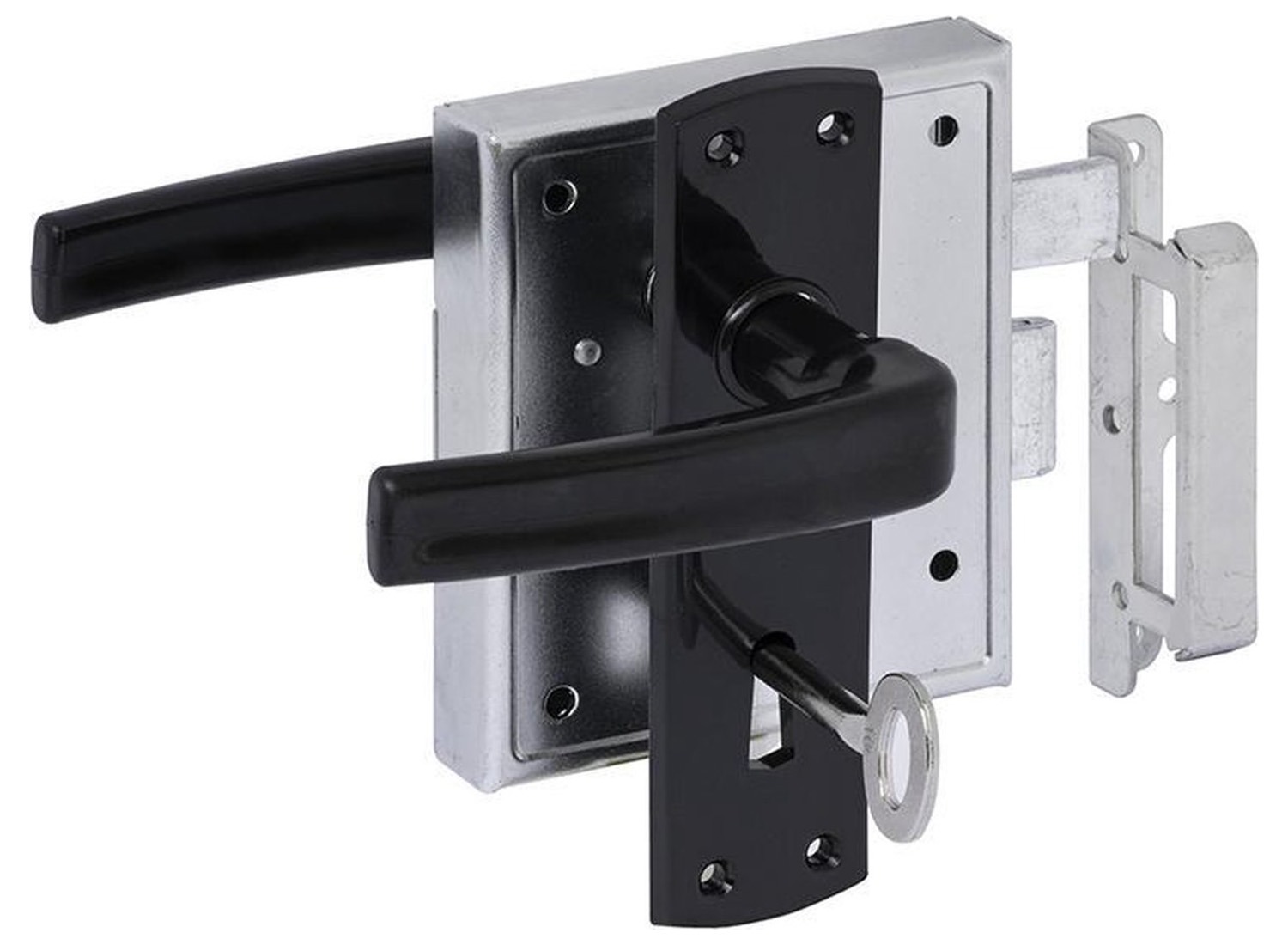 Poortslot verzinkt met beslag