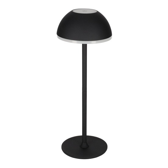 JENS Living 3-in-1 Dimbare LED Touch - Tafellamp - 10 x 10 x 30 cm - Zwart afbeelding