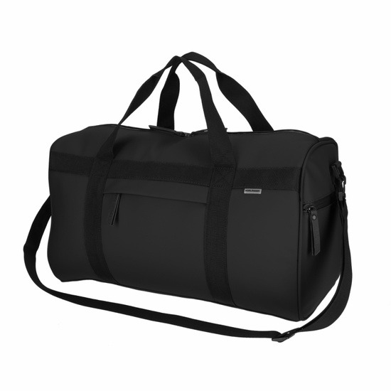 Norlander Dull PU Sporttas - Eco Lining - Zwart - 50 x 26 x 30 cm - 40L