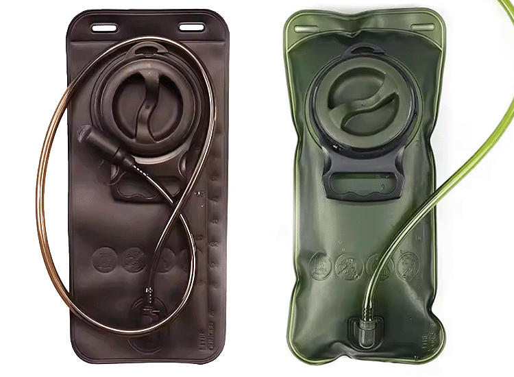 FEDEC Rugzak Waterzak - Backpack - Met slangetje - BPA Vrij - 2 Liter - Zwart