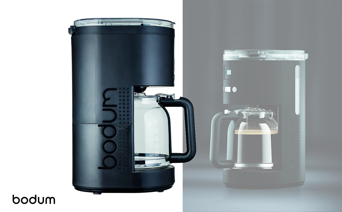 Bodum Bistro 11754 Programmeerbaar elektrisch koffiezetapparaat 12 kopjes