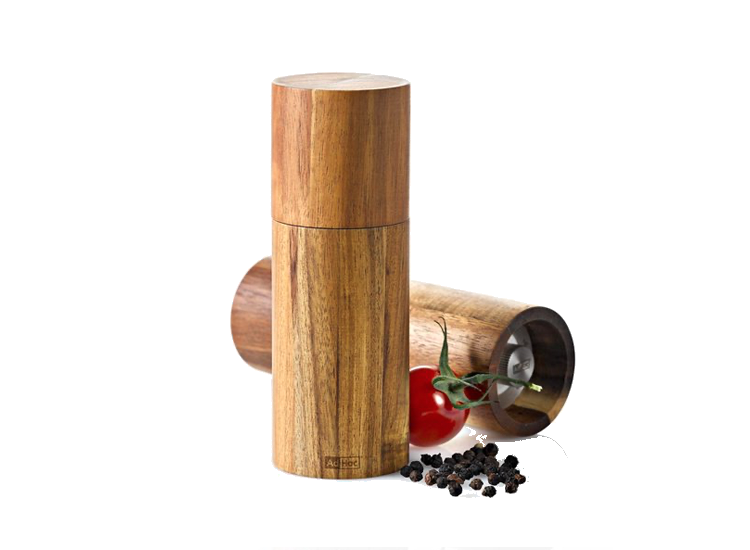 DealDonkey-Ad Hoc Peper of Zoutmolen - Acaciahout - Ø5 x14 cm - Bruin-aanbieding DealDonkey-Ad Hoc Peper of Zoutmolen - Acaciahout - Ø5 x14 cm - Bruin-aanbieding