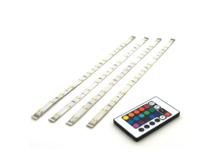 Prolight LED-Strip - Multicolour - 30 cm - Set van 4 - Met Afstandsbediening