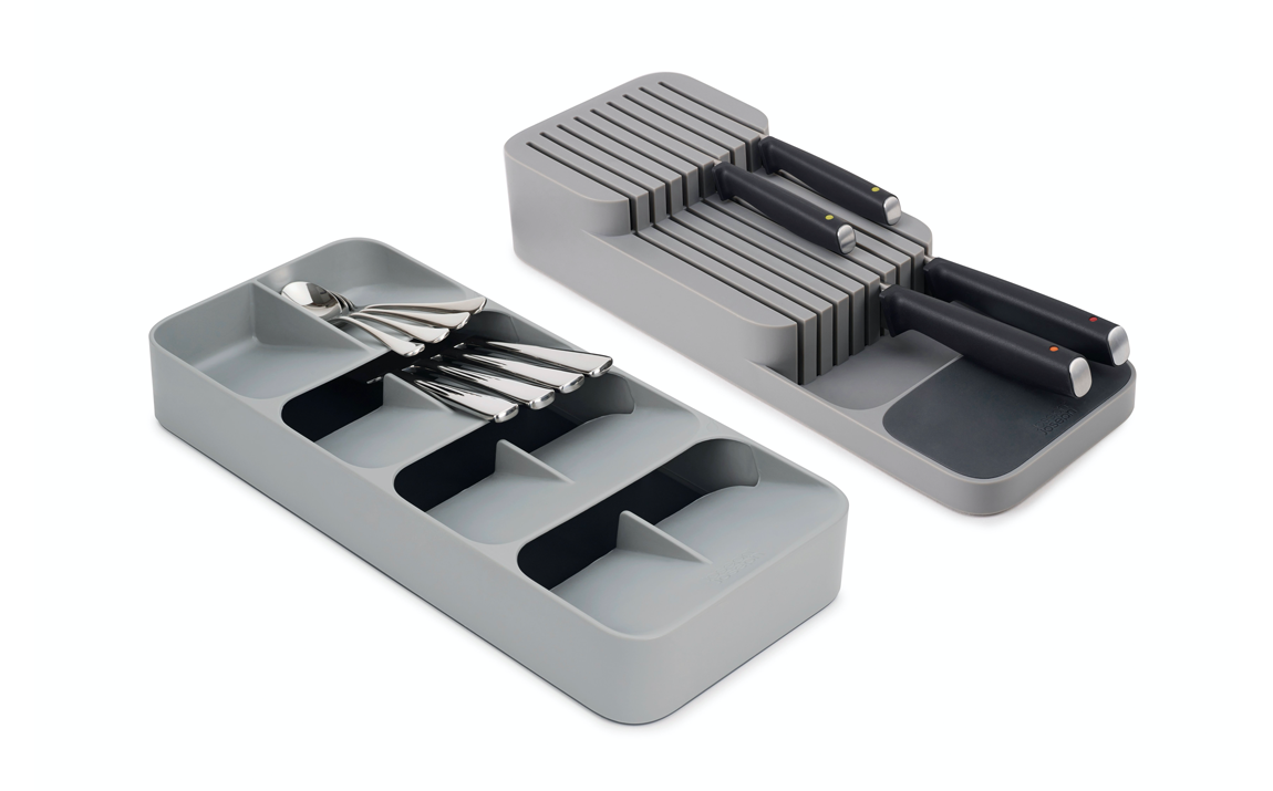 Joseph Joseph DrawerStore Bestekorganiser- Grijs - Set van 2