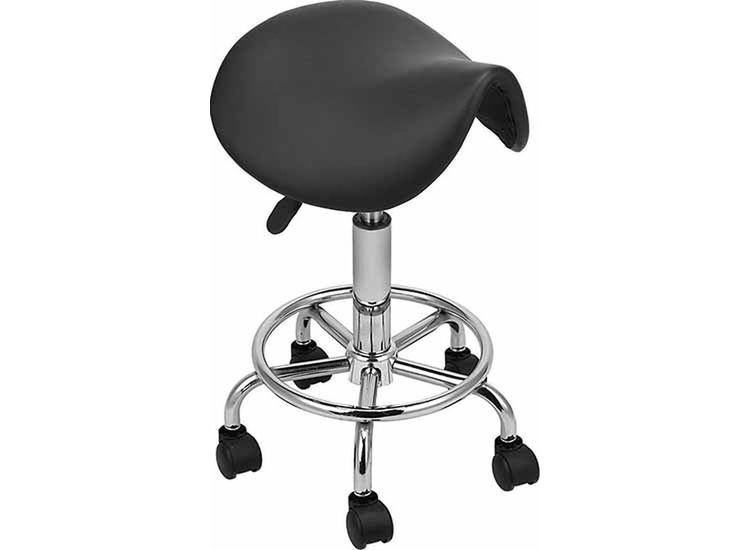 Lowander zadelkruk ergonomisch - Zwart ( 2de Kans Deal )