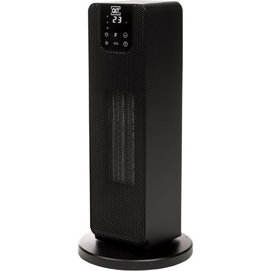 QLT Keramische Torenkachel Wifi Vlammenspel - Zwart