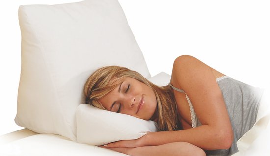 Contour Flip Pillow 10-in-1 Ergonomisch Zijslaapkussen en Rugkussen