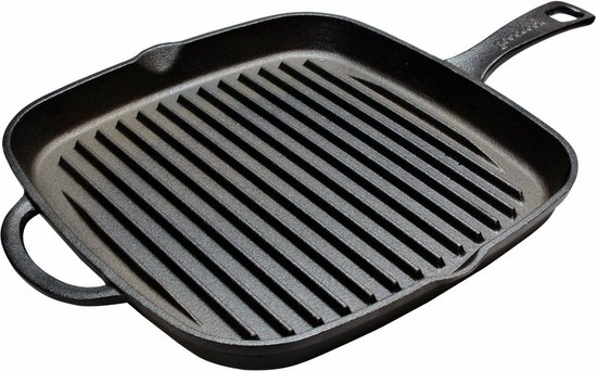 Cast Iron Grillpan - Gietijzer- 23 x 23 cm