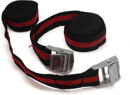 Bagagespanbanden - 2 stuks - 2,5 meter spanband