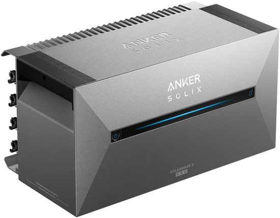Anker SOLIX Solarbank E1600 PRO - 1600Wh - 1000W - Thuisbatterij voor zonnepanelen - Thuisbatterij met Stekker - Plug and Play