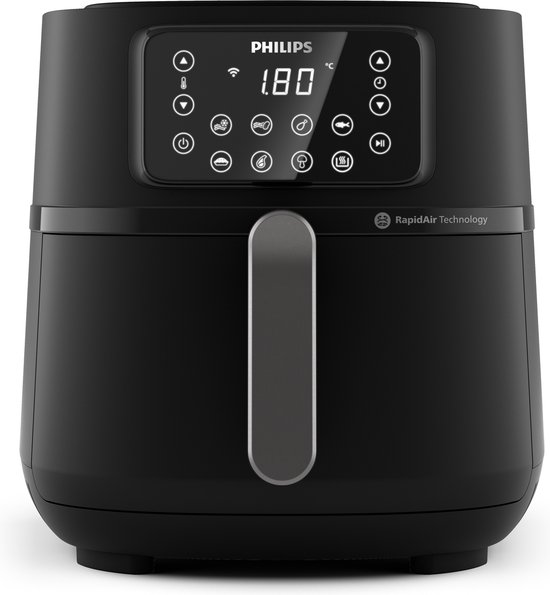 Philips Airfryer Connected 5000 Series - HD9285/93 - 7,2 liter (XXL) - Zwart