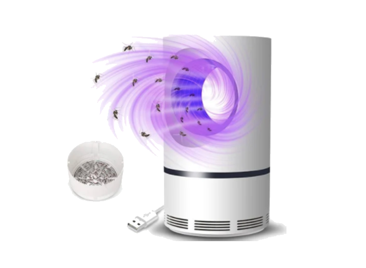 Anti-muggenlamp - UV Licht - Incl. USB-kabel en Adapter