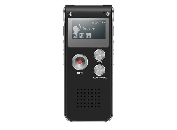 Voice Recorder Premium - Stereo Opname - Met MP3 Speler functie