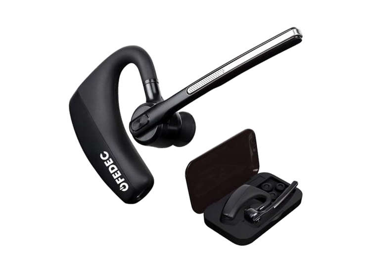 Fedec K10 Bluetooth Headset met Accu en Oplaadcase draadloze headset