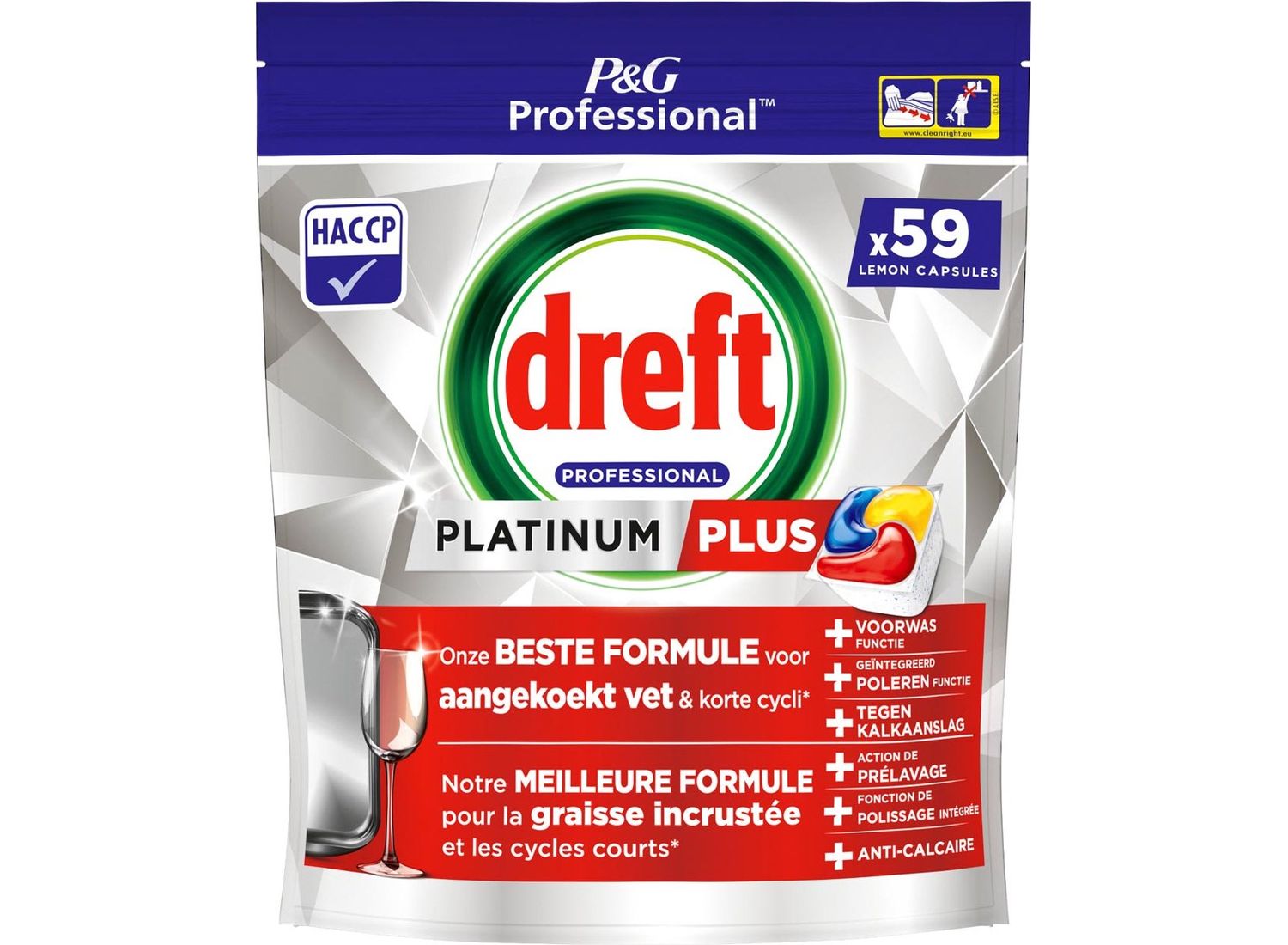 59 Dreft Platinum Plus vaatwastabletten - Lemon