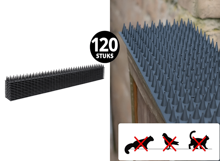 120x JONSKA Anti klim strips - Anti-klim strip - 50 x 4.5 cm afbeelding