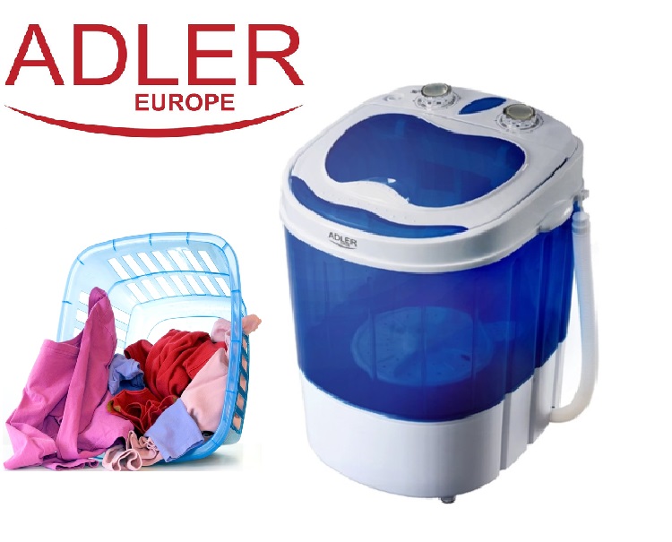 Adler AD 8051 Mini Wasmachine met Centrifuge