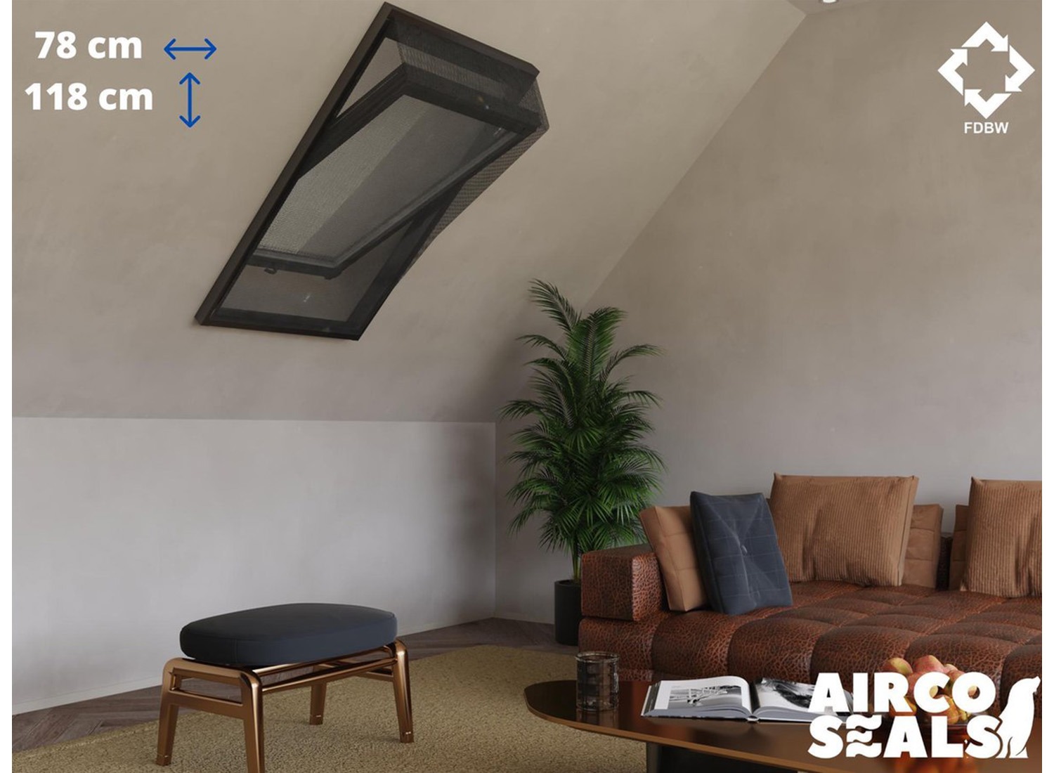Insecten Hor Dakraam - 78 x 118 cm - Hor Geschikt voor Velux