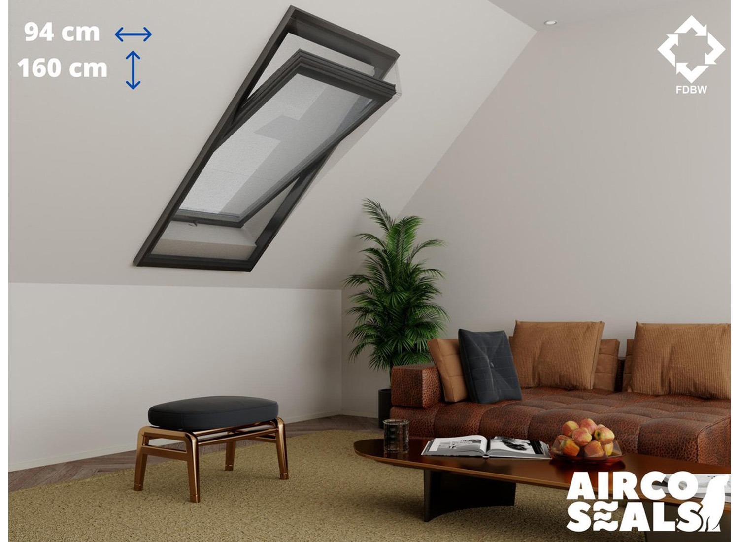 Insecten Hor Dakraam - 94 x 160 cm - Hor Geschikt voor Velux PK10