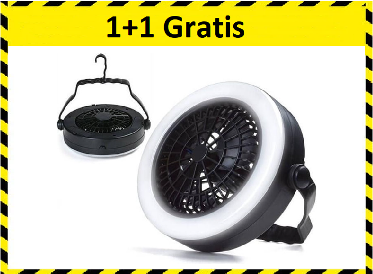 Benson ventilator met led verlichting 1+1 Gratis