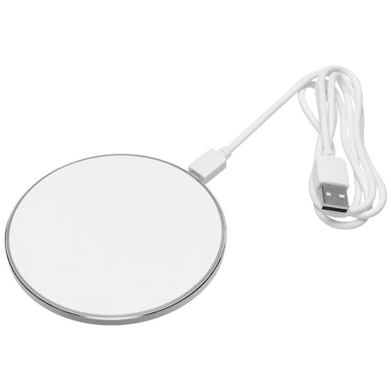 Sumajo Wireless QI Oplader - Aluminium 10W Fast Charge - Wit