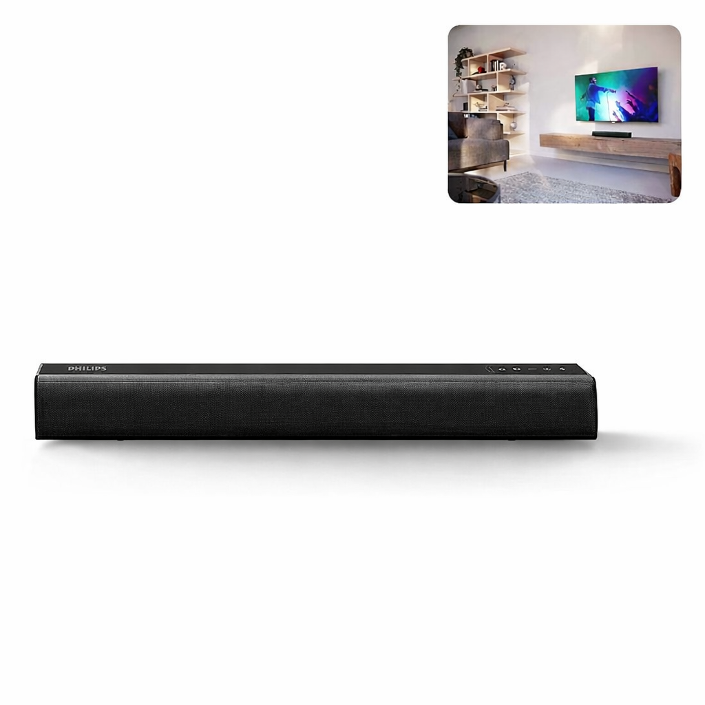 Deal Donkey - Philips Tapb400 Soundbar Met Google Assistant - Zwart