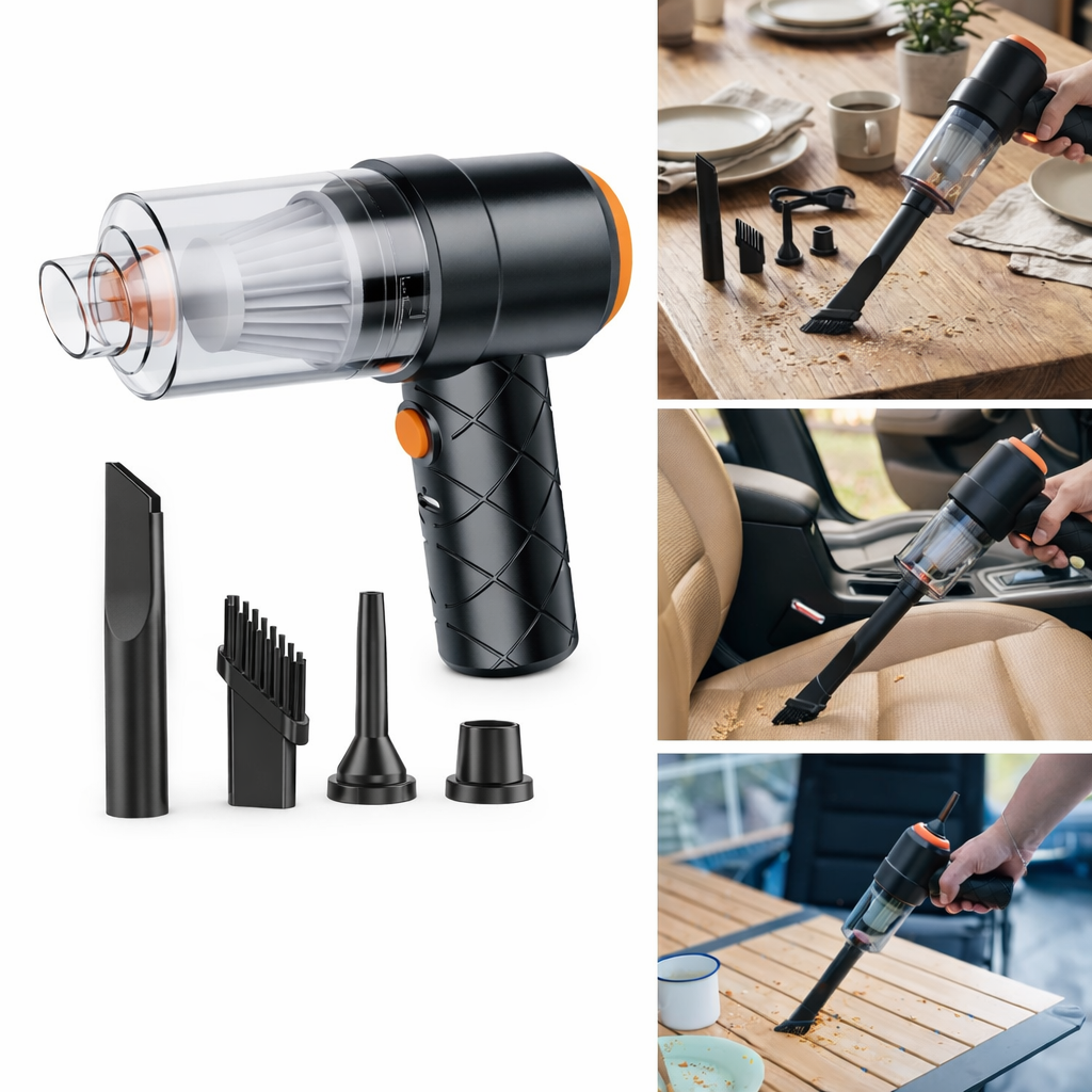 Nexxt Mini Vacuum Cleaner - 4000 Pa Zuigkracht - Oplaadbaar