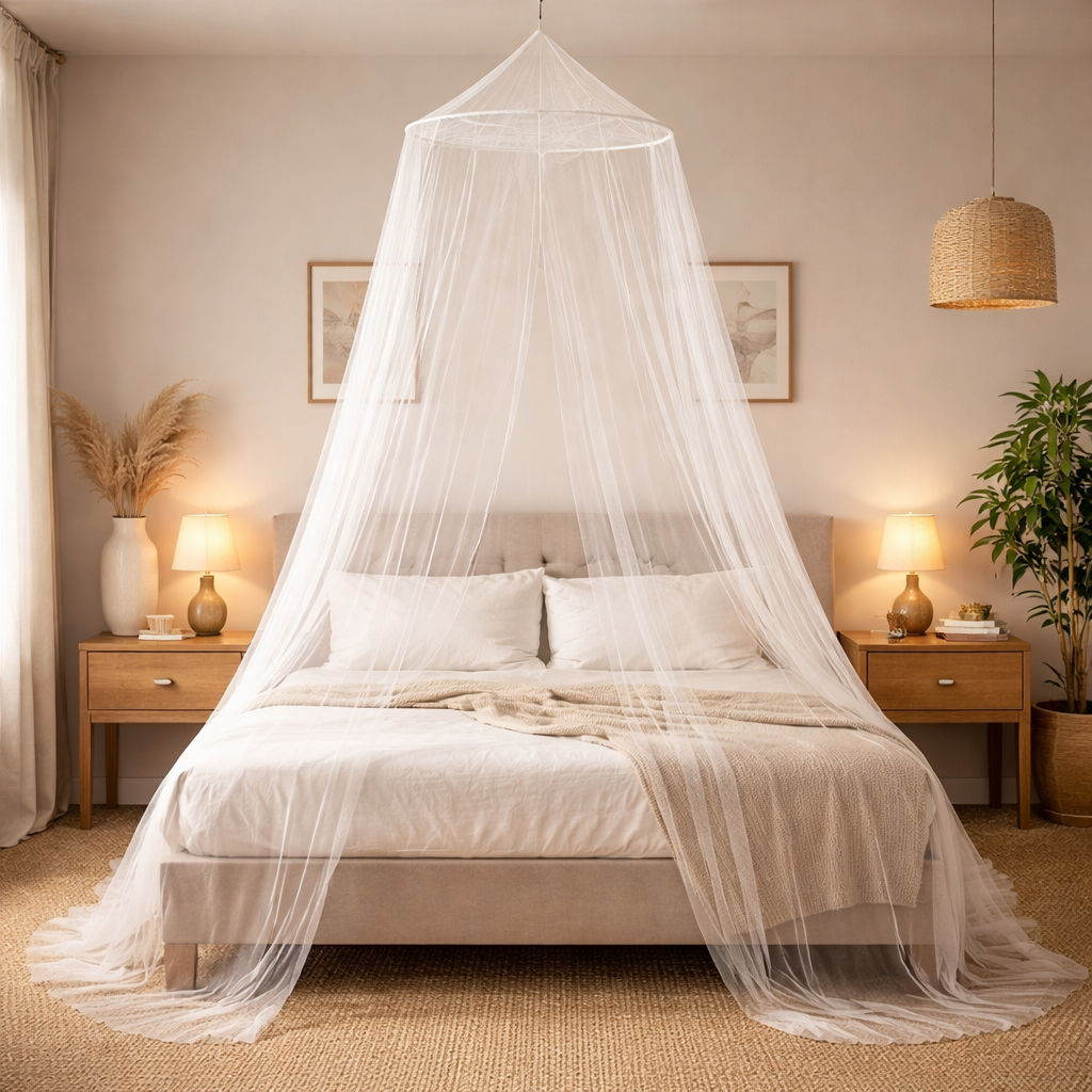 Deal Donkey - Niceey Tweepersoons Klamboe - - Muggennet - 2 Persoons - Wit - 250 Cm Deal Donkey - Niceey Tweepersoons Klamboe - - Muggennet - 2 Persoons - Wit - 250 Cm