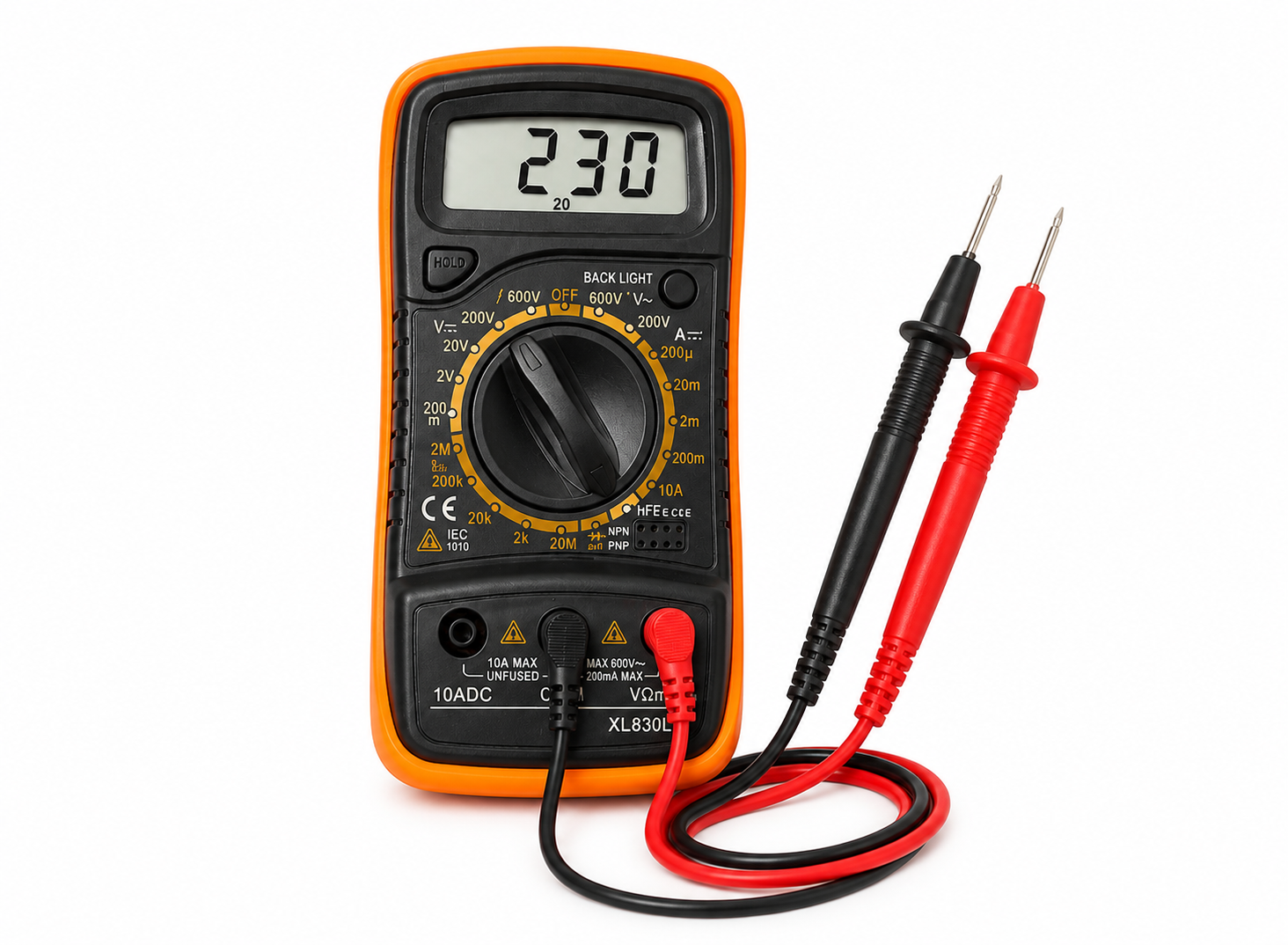 Fedec Digitale Multimeter - Spanningsmeter - Ac/dc Tester