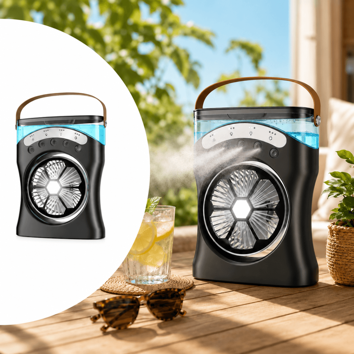 Deal Donkey - Nexxt Mistventilator Led En Usb Oplaadbaar - Zwart Deal Donkey - Nexxt Mistventilator Led En Usb Oplaadbaar - Zwart