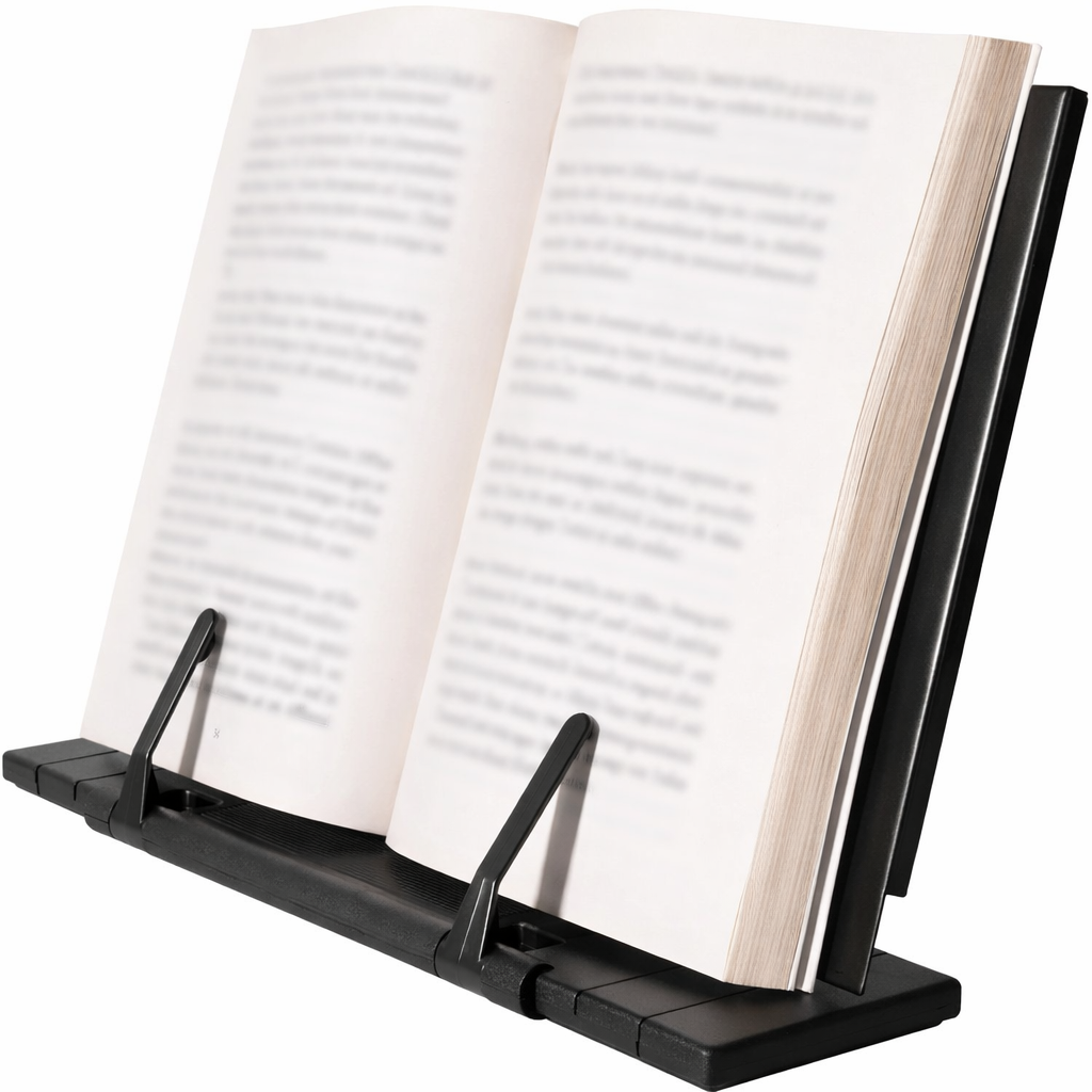 XEMM Verstelbare Boekenstandaard - 7 Standen - Metaal - Zwart