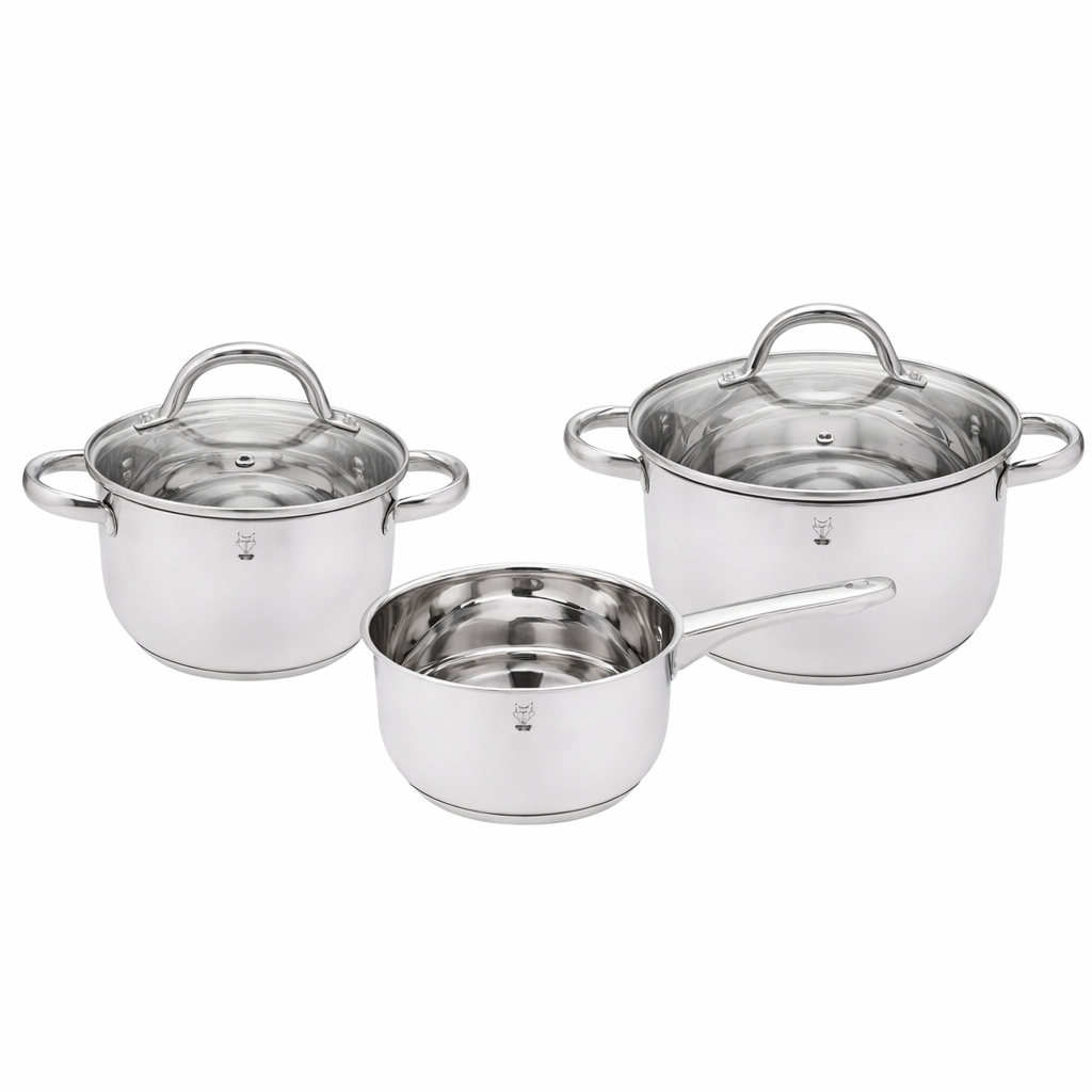 Gustav Voss Valencia Pannenset 5-Delig - Inductie - RVS